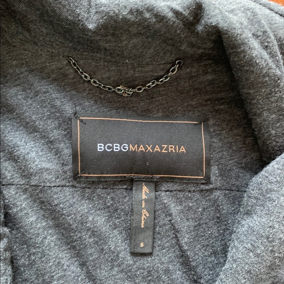 BCBG cotton blazer in dark gray - Picture 2 of 2